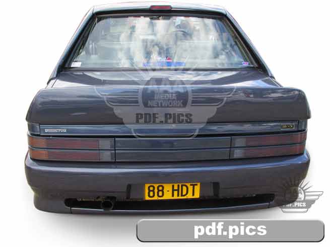 VL Commodore Sedan Rear View