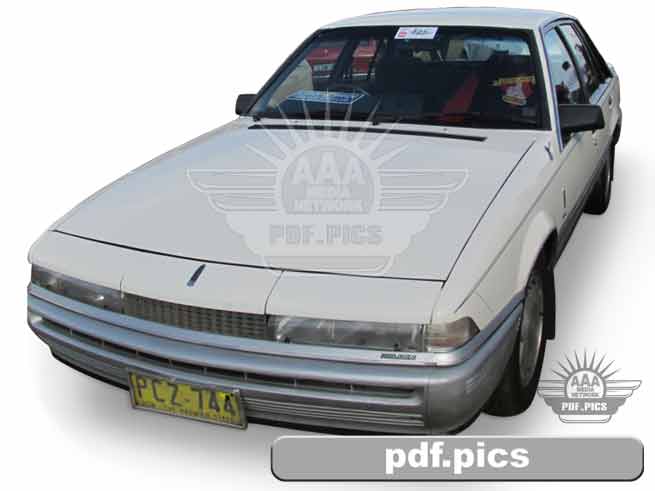 VL Commodore Sedan Front Passenger Side View