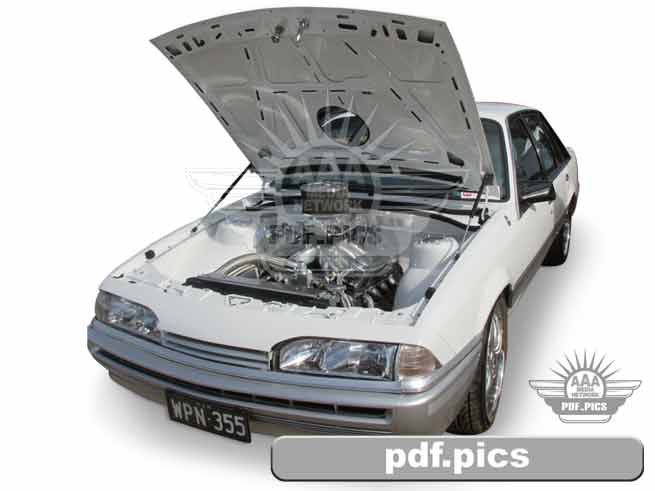 VL Commodore Sedan Front Passenger Side View