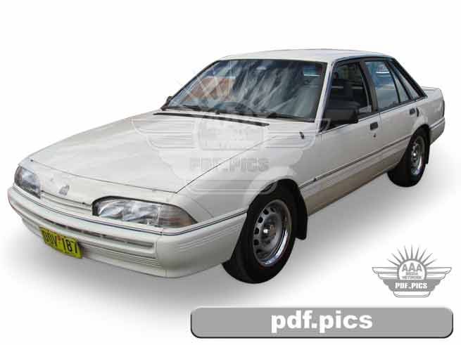 VL Commodore Sedan Front Passenger Side View