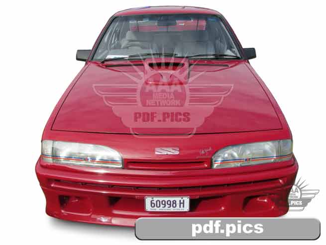 VL Commodore Sedan Front View