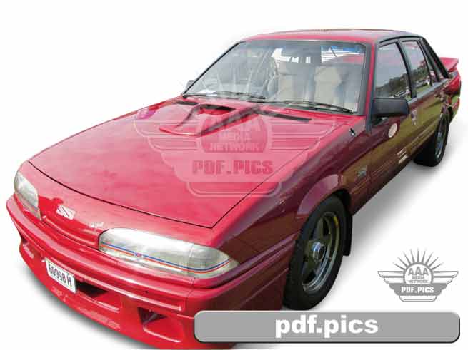 VL Commodore Sedan Front Passenger Side View