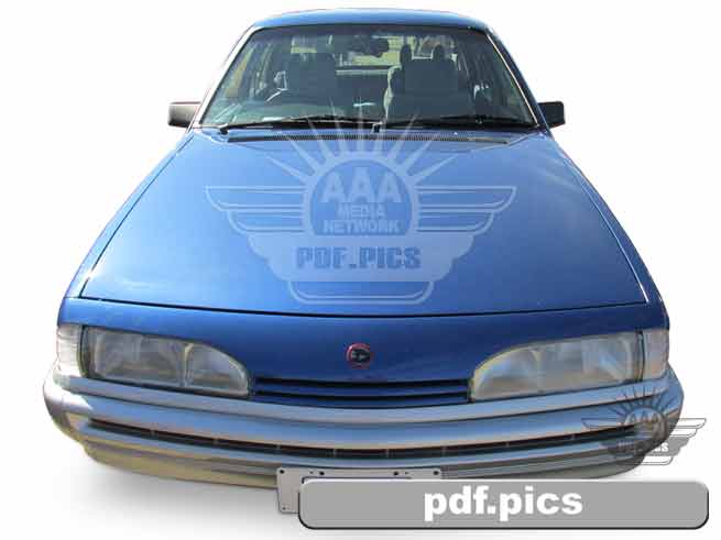VL Commodore Sedan Front View