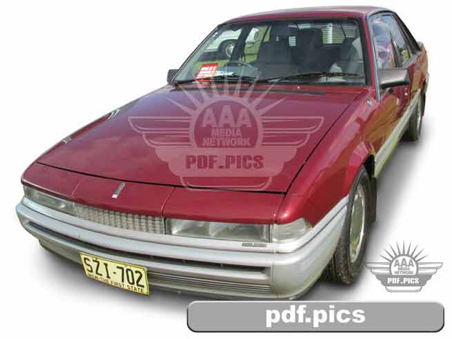 VL Commodore Sedan Front Passenger Side View