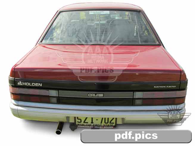 VL Commodore Sedan Rear View