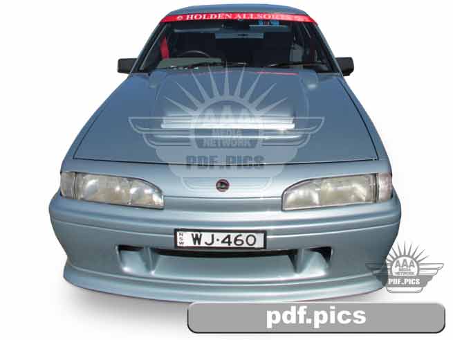 VL Commodore Sedan Front View