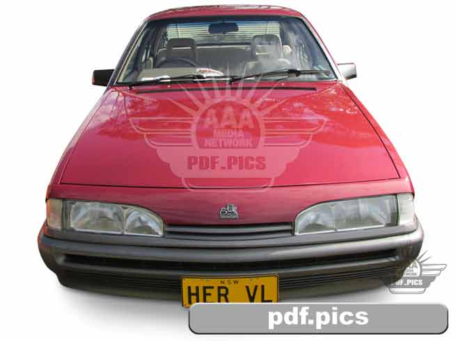 VL Commodore Sedan Front View