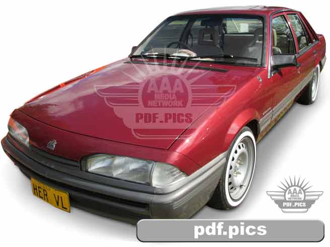 VL Commodore Sedan Front Passenger Side View