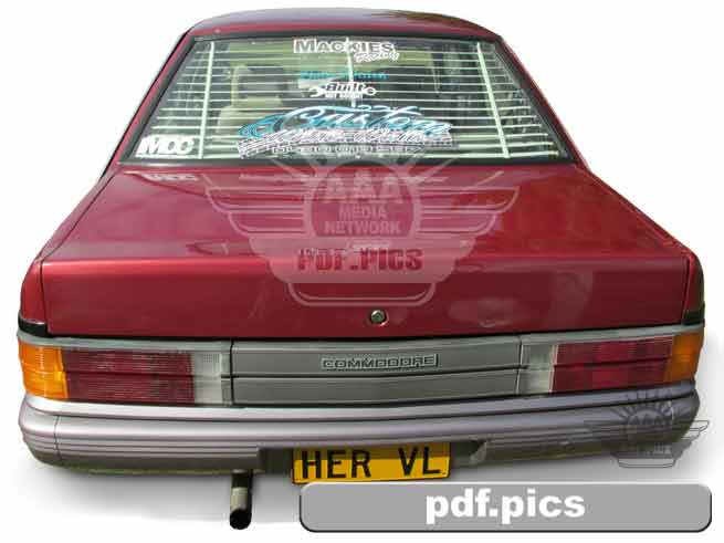 VL Commodore Sedan Rear View