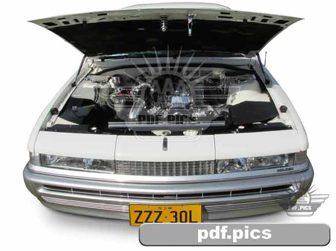 VL Commodore Sedan Front View