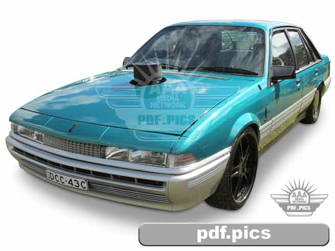 VL Commodore Sedan Front Passenger Side View