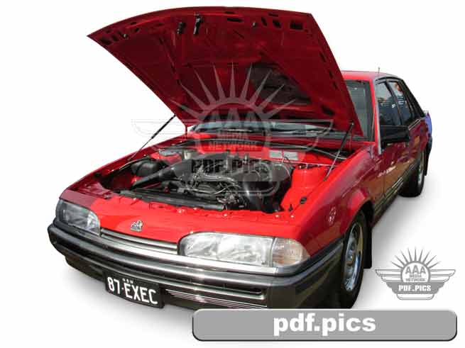 VL Commodore Sedan Front Passenger Side View
