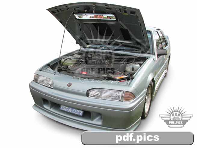 VL Commodore Sedan Front Passenger Side View