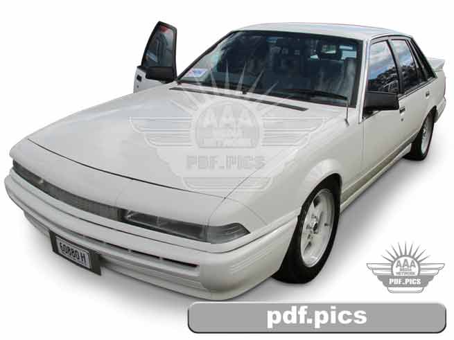 VL Commodore Sedan Front Passenger Side View