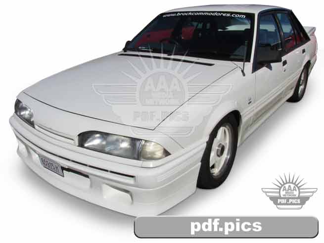 VL Commodore Sedan Front Passenger Side View