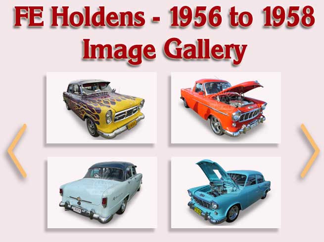 FE Holdens V1N1 sliding image gallery