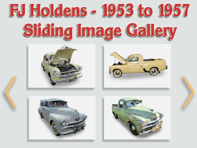 FJ Holden V1N1 Sliding Image Gallery
